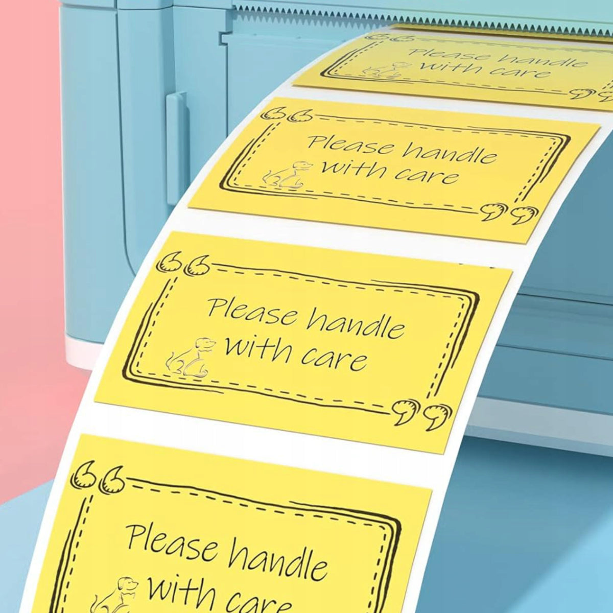 THERMAL LABELS SELF-ADHESIVE STICKERS YELLOW 58X33 DECORATIVE EAN (GTIN) 5904194874933