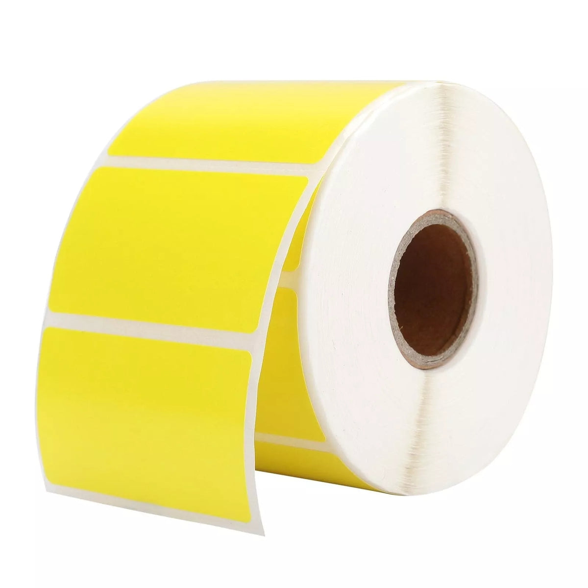 THERMAL LABELS SELF-ADHESIVE STICKERS YELLOW 58X33 DECORATIVE