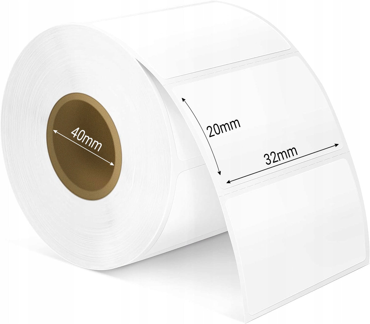THERMAL LABELS WHITE 32X20 mm 2000 PCS Brand Ironpack