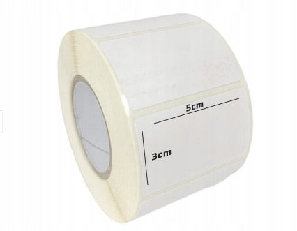 THERMAL LABELS WHITE 50x30 1000PCS EAN (GTIN) 5904326911161