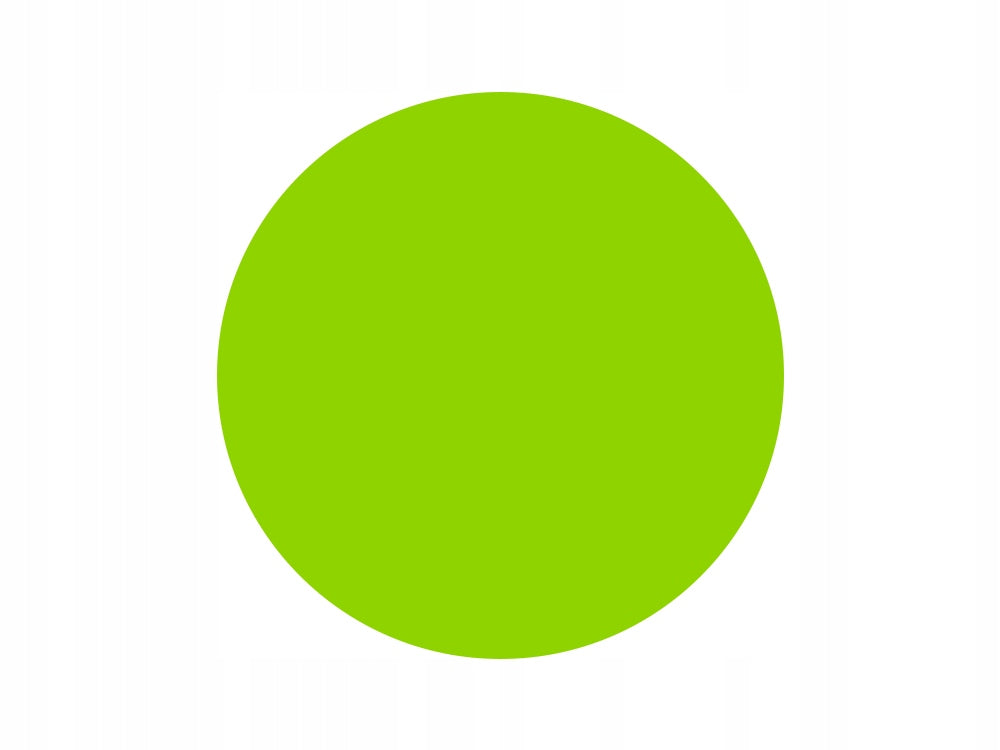 THERMAL LABELS fi 40 - circle 1000 PCS Green
