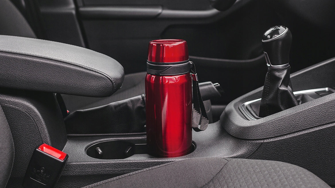 THERMAL MUG BOTTLE THERMOS WATER BOTTLE HOLDER 700ml N'OVEEN TB625 RED Brand N'oveen