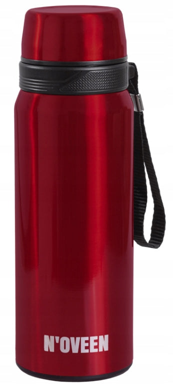 THERMAL MUG BOTTLE THERMOS WATER BOTTLE HOLDER 700ml N'OVEEN TB625 RED Color red