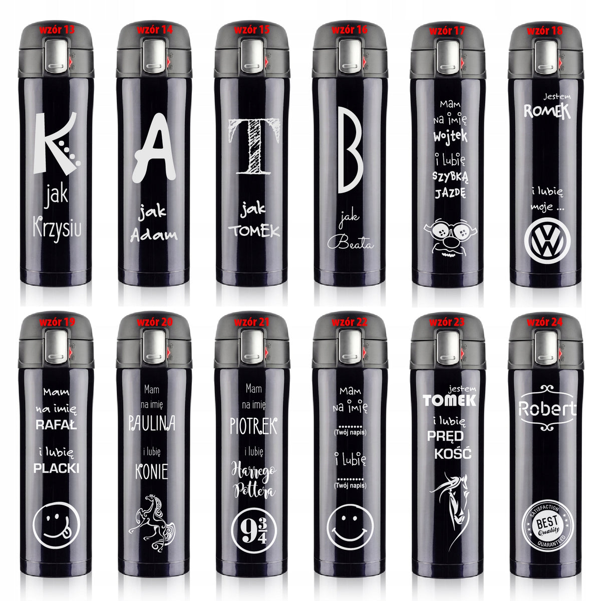THERMAL MUG THERMOS 2in1 WITH ENGRAVING Your inscription Manufacturer code 17636-02