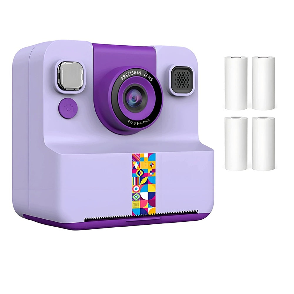 THERMAL PRINTER CAMERA DIGITAL CAMERA CHILDREN INSTANT PRINTING+5 ROLLS