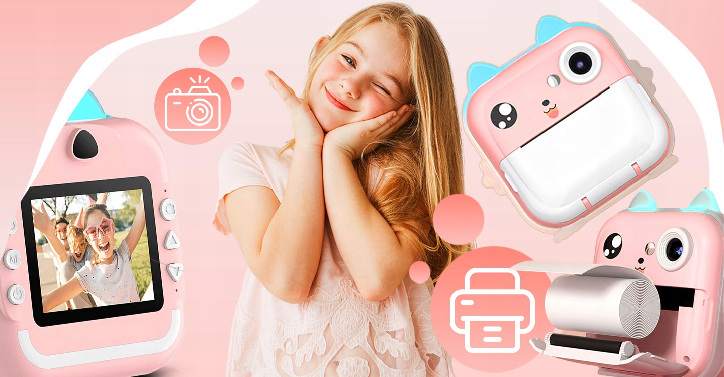THERMAL PRINTER PRINTŚ 3.0 PRO CAMERA FOR PHOTOS + 11 ROLLS Manufacturer code Q5-3.0