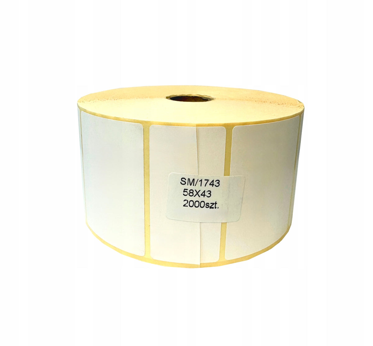 THERMAL SELF-ADHESIVE LABELS 58X43 2000 PCS Brand Eplomby.pl