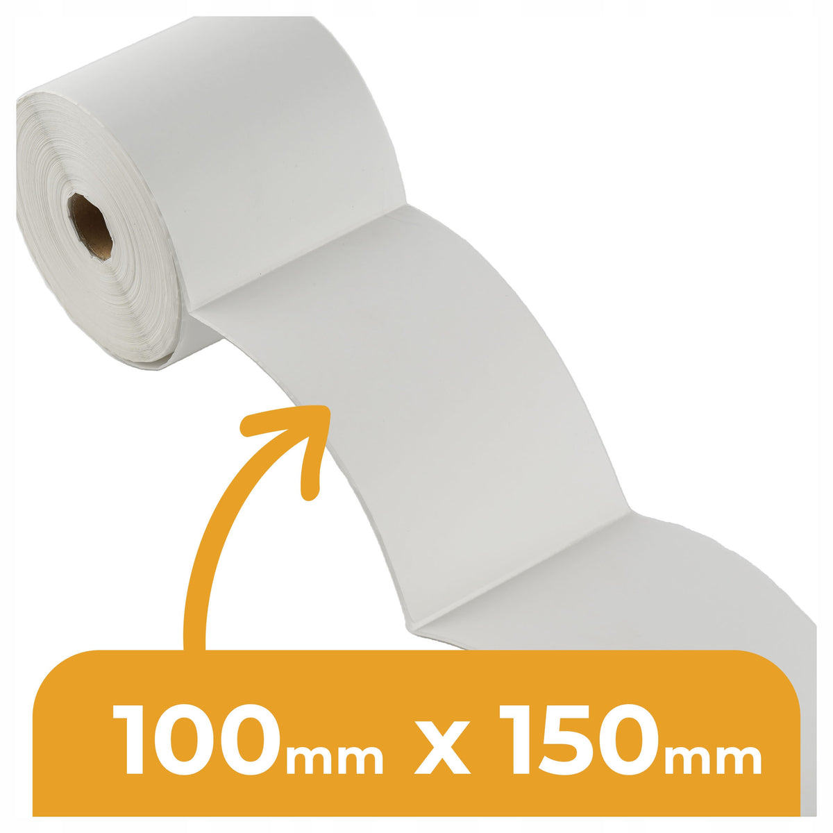 THERMAL SHIPPING LABELS 100X150MM 500PCS SELF-ADHESIVE FOR ZEBRA STRONG Packaging status original