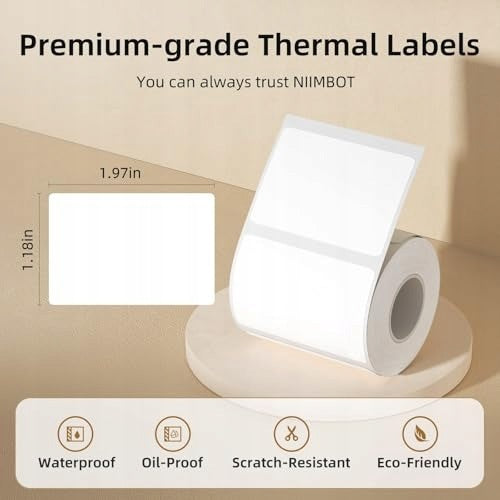 THERMAL TAPE FOR PRINTER B1 B21 B3S WATERPROOF LABEL FOR HOME Manufacturer code TAŚMA-TERMICZNA-DO-DRUKARKI-B1