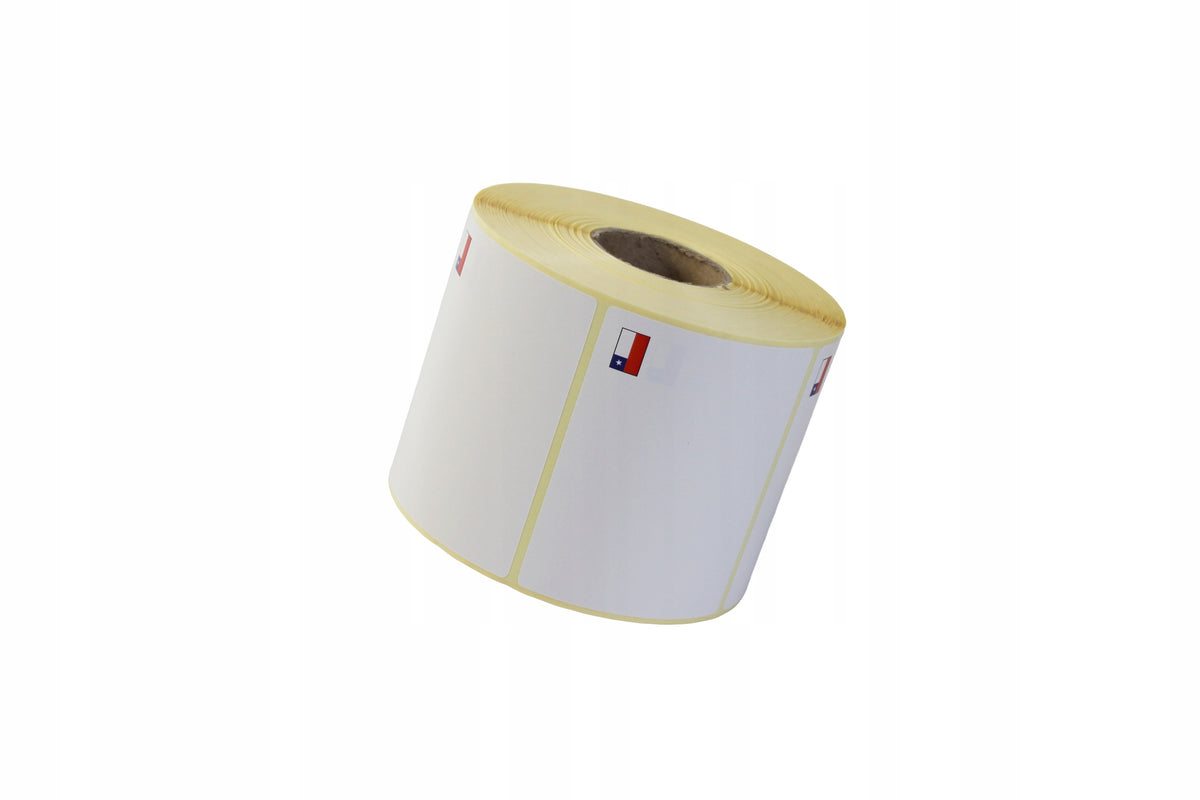 THERMAL TRANSFER LABELS 90x70 1000 PCS FLAG CHILE NEW PRICE LIST