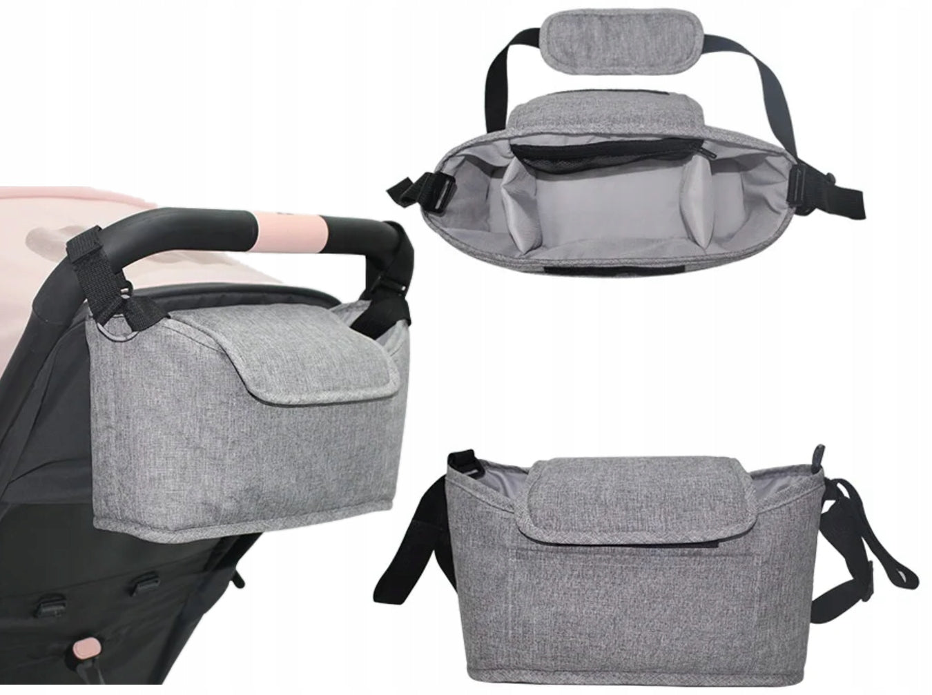 THERMAL TROLLEY BAG QUICK INSTALLATION SHOULDER STRAP UNIVERSAL WATER RESISTANCE