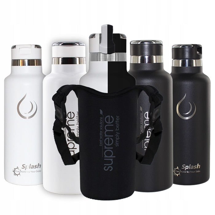 THERMAL WATER BOTTLE, COFFEE, TEA FOR CAR, NON-SLIP 600ML, BPA FREE Packaging status original