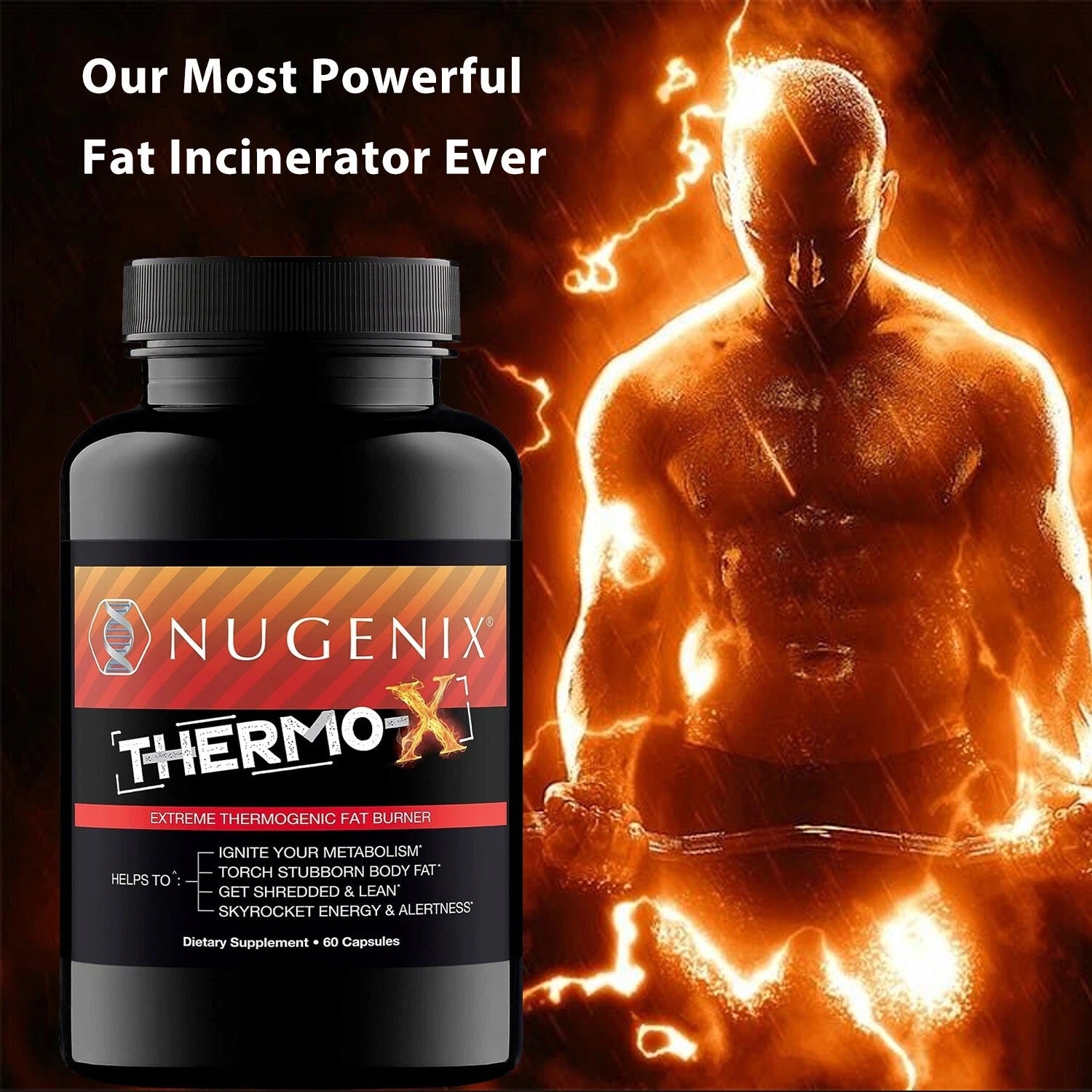 THERMO-X – Fat burner, weight loss support, energy boost, ham Packaging status original