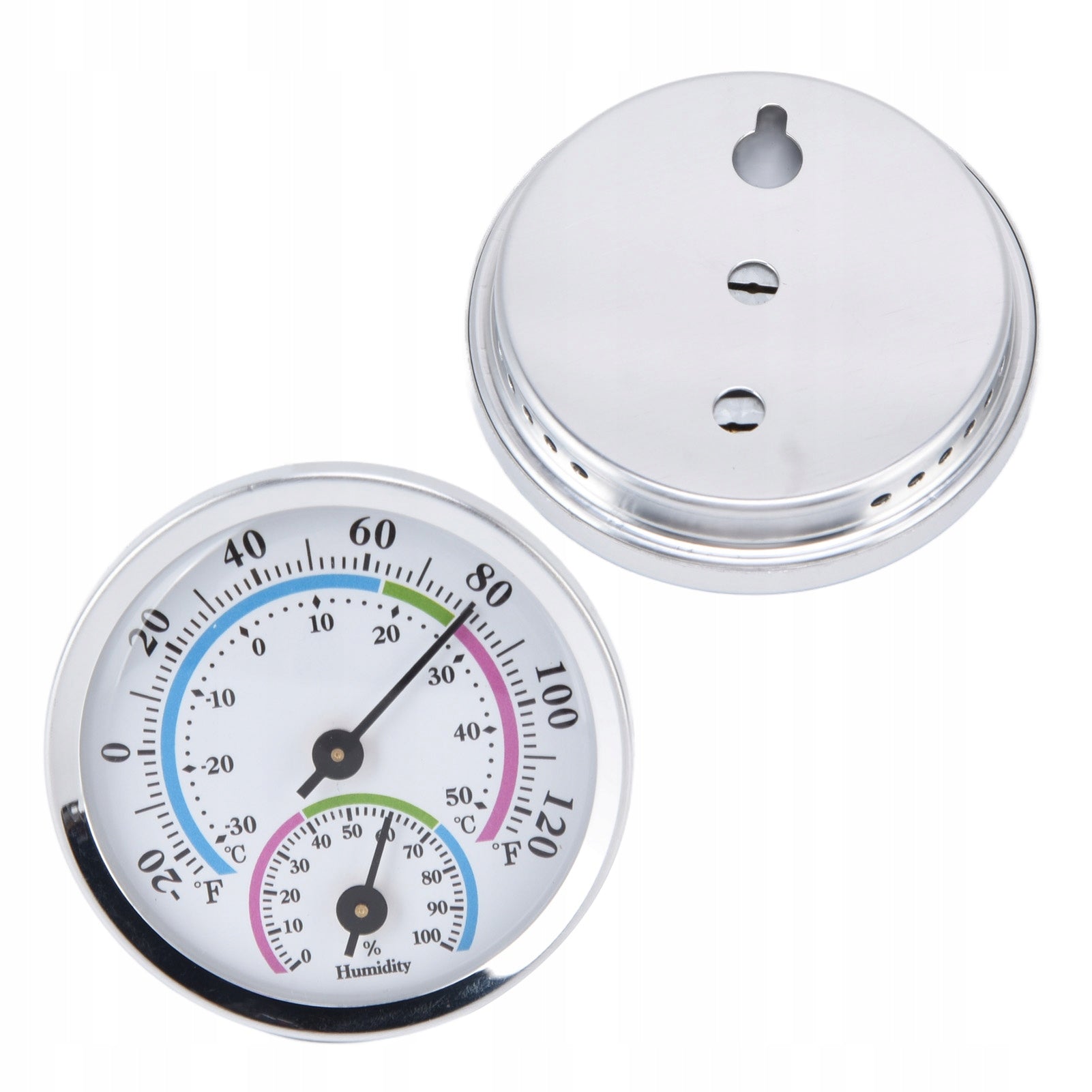 THERMOMETER ANALOG HYGROMETER GREENHOUSE MINI WALL HANGING INTERNAL Manufacturer code JJF-518WI