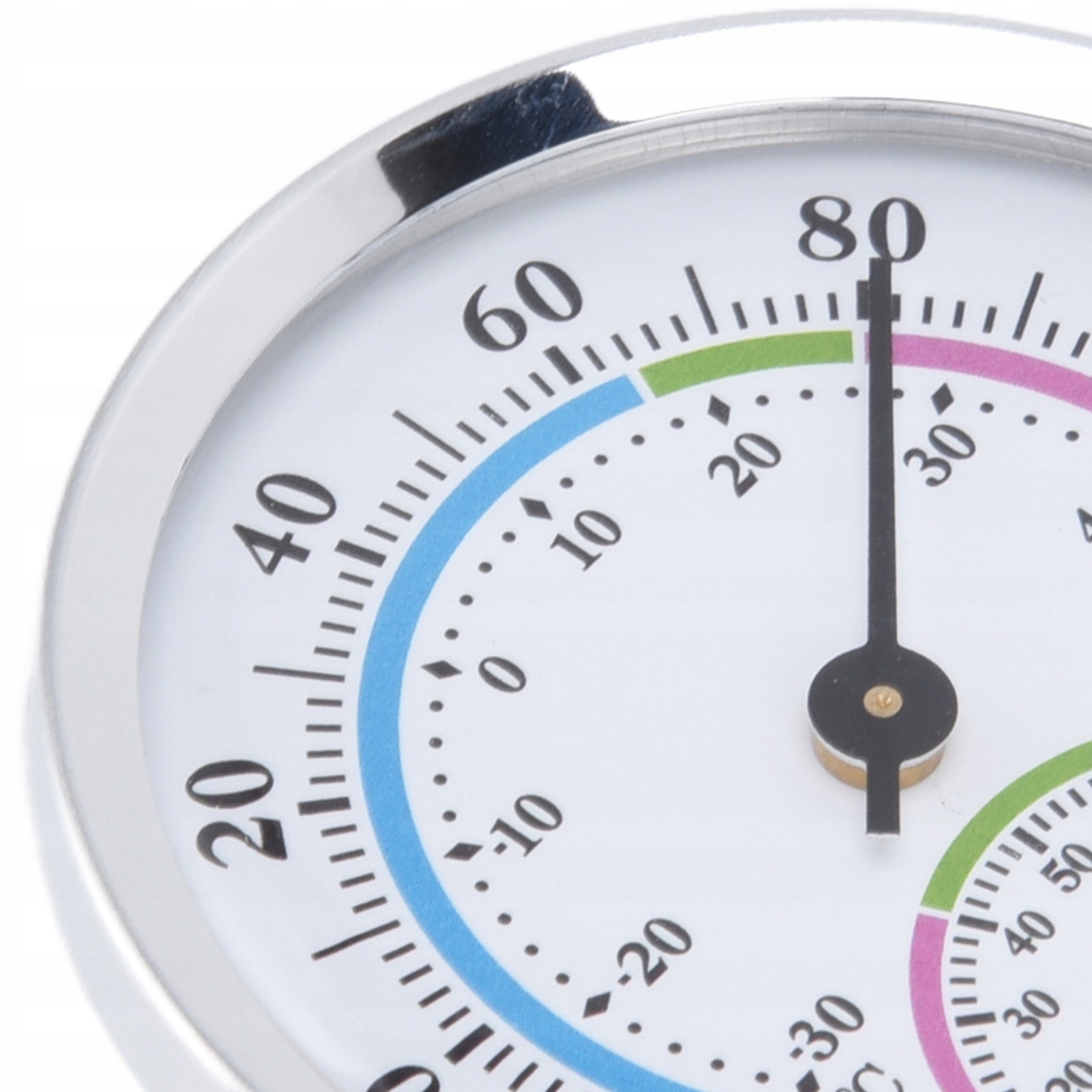 THERMOMETER ANALOG HYGROMETER GREENHOUSE MINI WALL HANGING INTERNAL Material aluminum