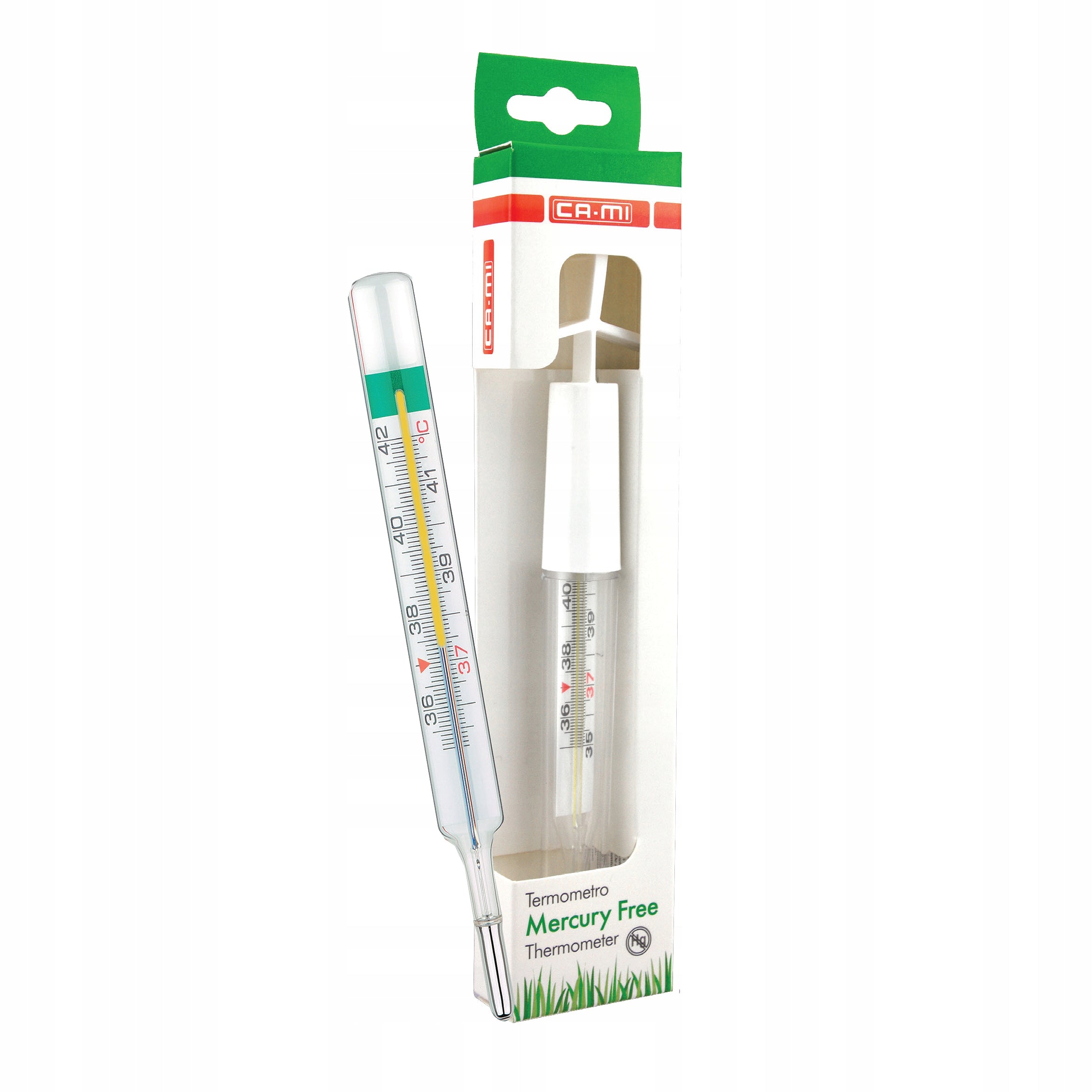 THERMOMETER CLASSIC GLASS T-FLAP