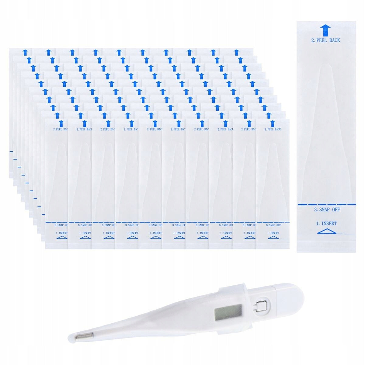 THERMOMETER PROBE SLEEVES DISPOSABLE SHEATHS FOR KIDS EAR COVER CASING