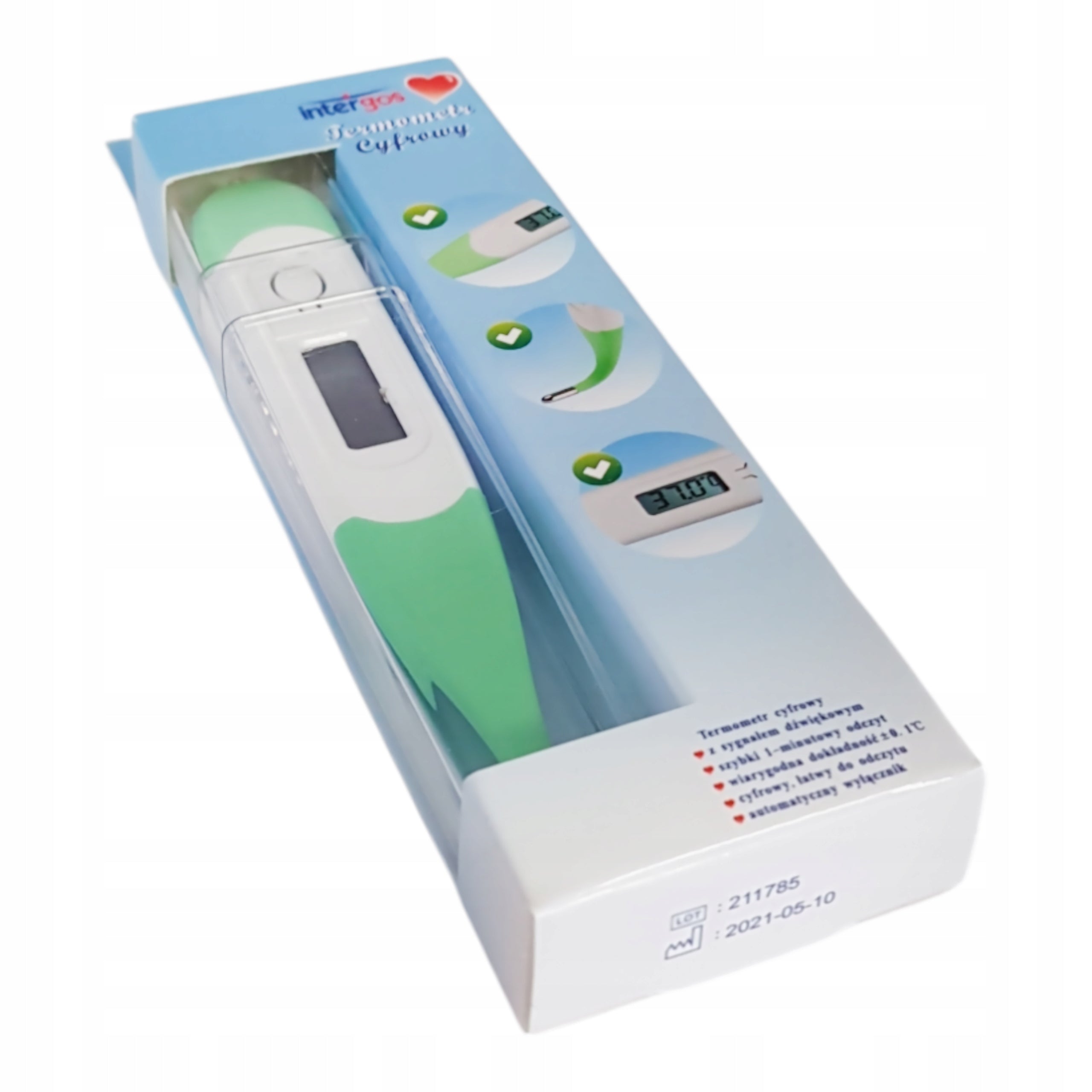 THERMOMETER with flexible tip