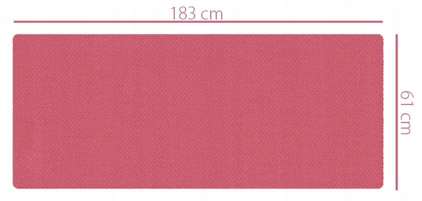 THERMOPLASTIC EXERCISE MAT YOGA ROSES Color blue