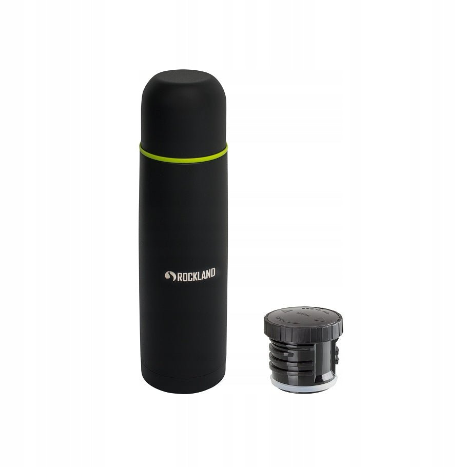THERMOS FOR DRINKS HELIOS 0,5L ROCKLAND VACUUM STEEL FOR TEA COFFEE Packaging status original