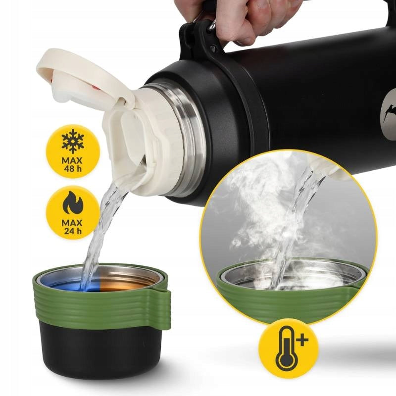 THERMOS HIKING thermal mug warm drinks for tea coffee 4FIZJO 2l Brand Mountain Goat