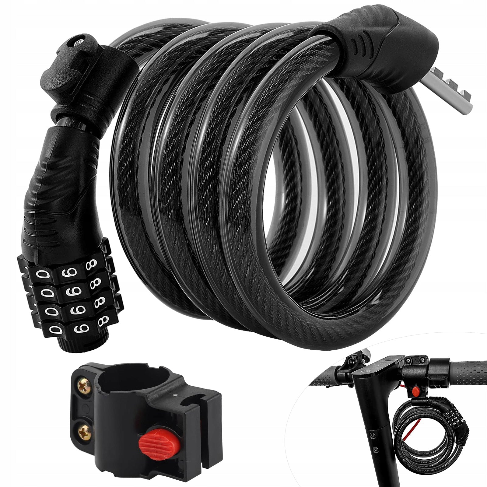 THICK BICYCLE LOCK CIPHER CODE FOR BIKE CLASP BICYCLE SECURITY