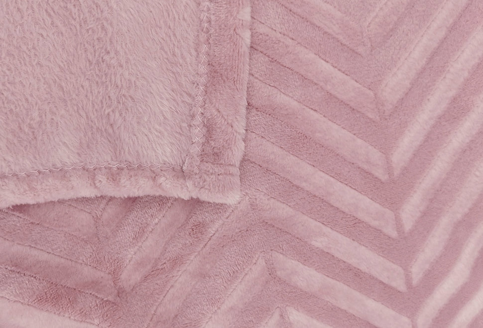 THICK BLANKET PLAID 200x220 cm WARM BEDSPREAD GIFT COSTA PINK Brand Kontrast