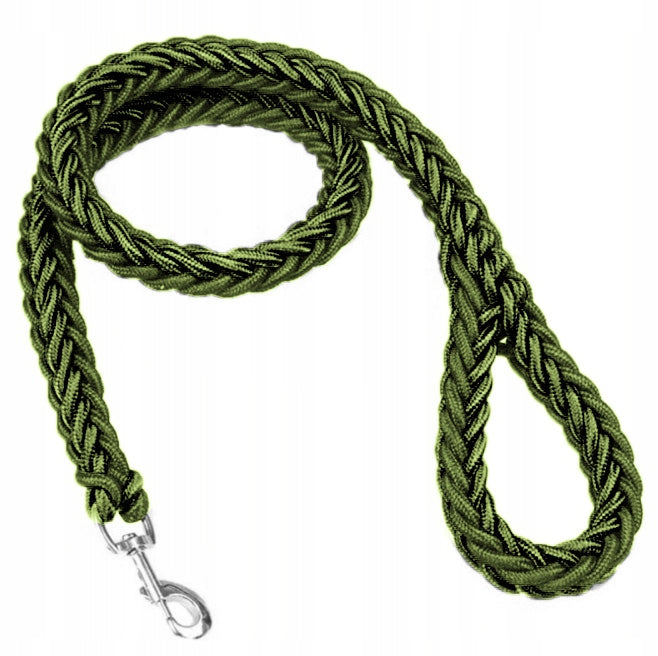 THICK BRAIDED LEASH FOR DOG TRADITIONAL TRAINING ROPE 120cm