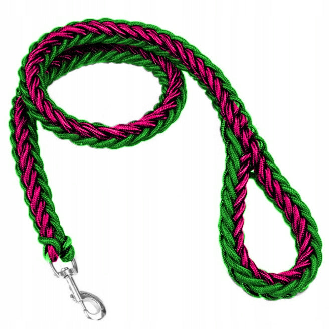 THICK PLAINED DOG LEASH, TRADITIONAL TRAINING ROPE, 120 cm