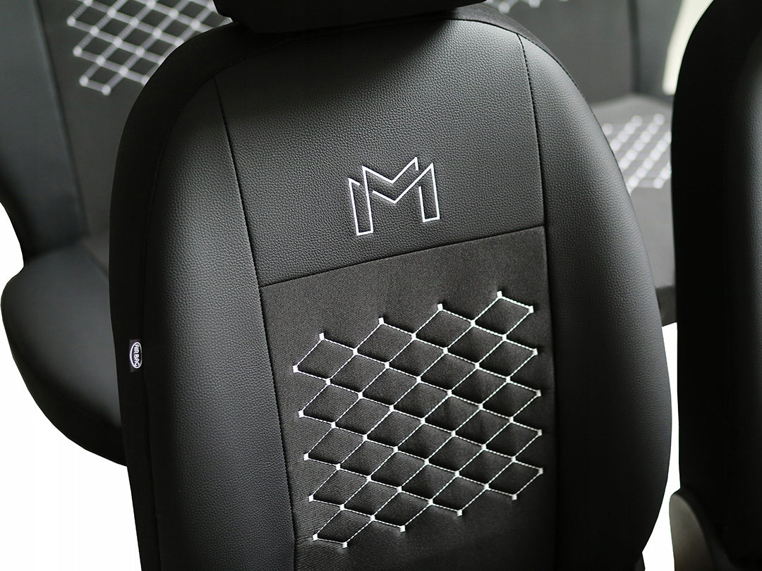 THICK QUILTED SEAT COVERS CAR SEATS WITH EMBROIDERY Manufacturer Pok-Ter