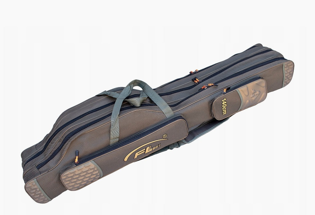 THICK ROD COVER 140cm 3 COMPARTMENTS SUPER QUALITY ROD BAG