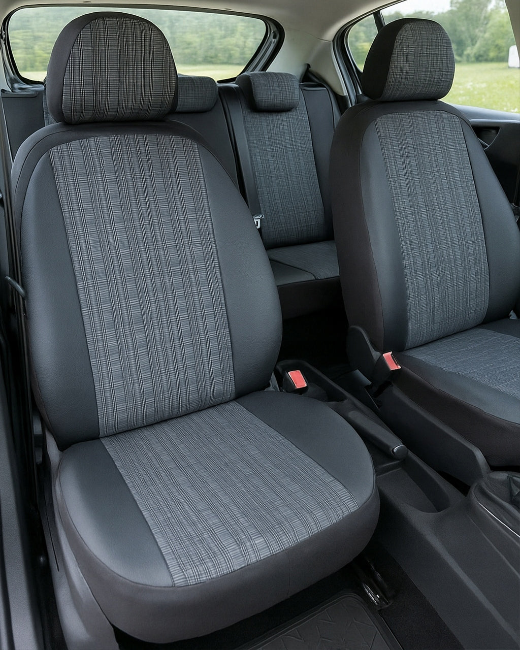 THICK SEAT COVERS CAR SEATS FAUX LEATHER UPHOLSTERY MATERIAL Manufacturer code PRIME - pokrowce uniwersalne
