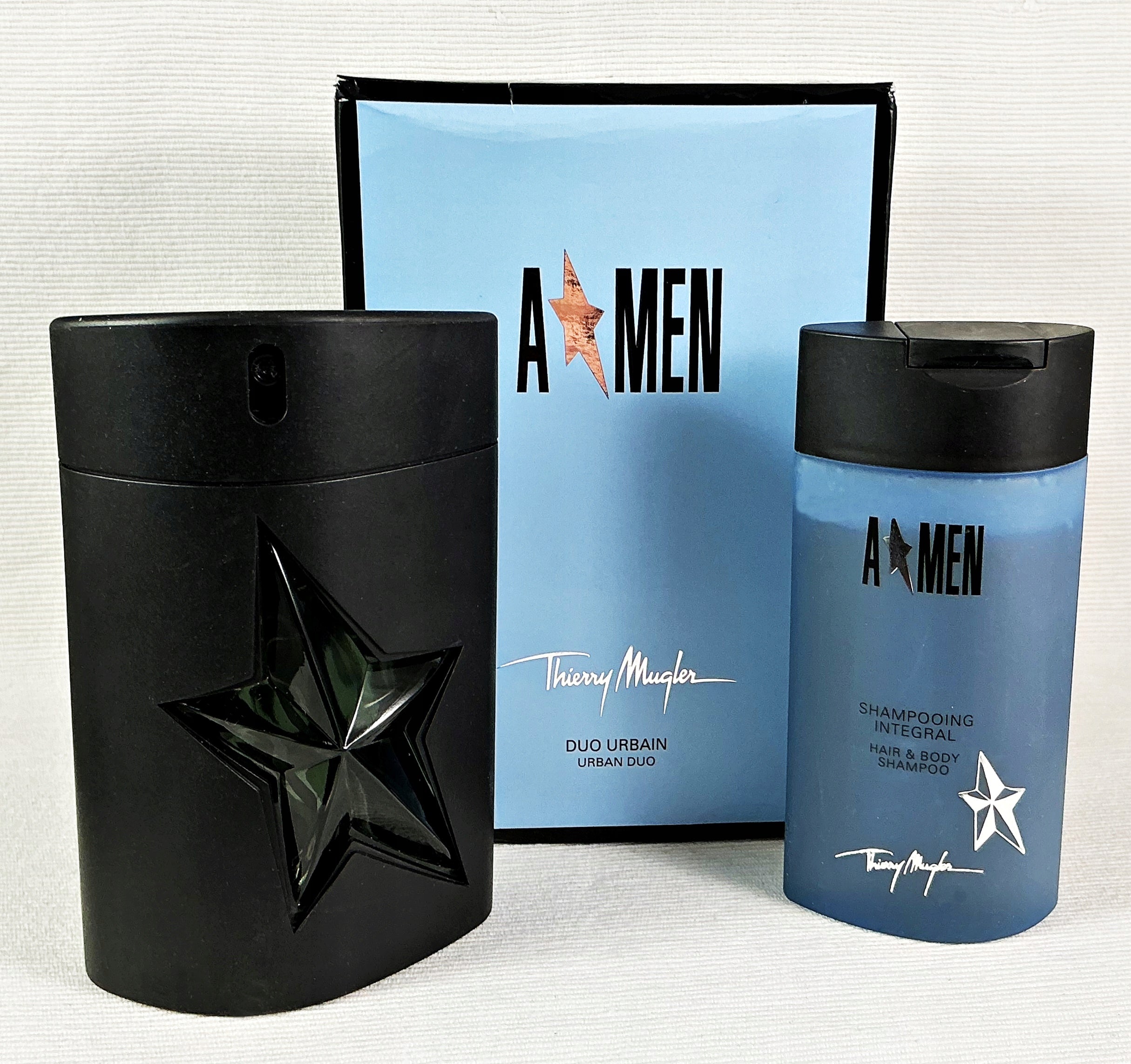 THIERRY MUGLER A'MEN OLDER EDITION AMEN SUPER SET UNIQUE Packaging status original