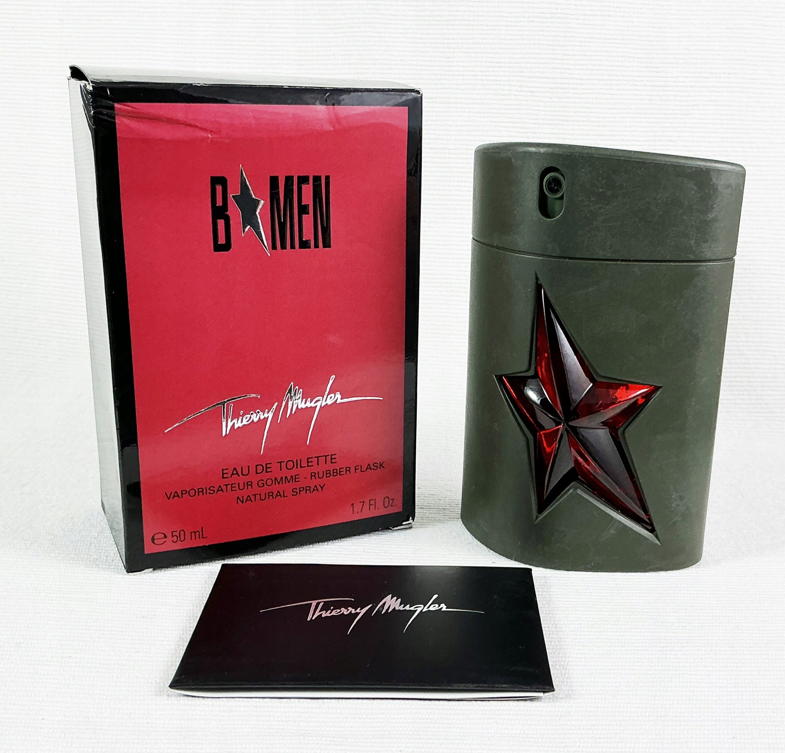 THIERRY MUGLER B'MEN 50 ML EAU DE TOILETTE BMEN UNIQUE Packaging status original