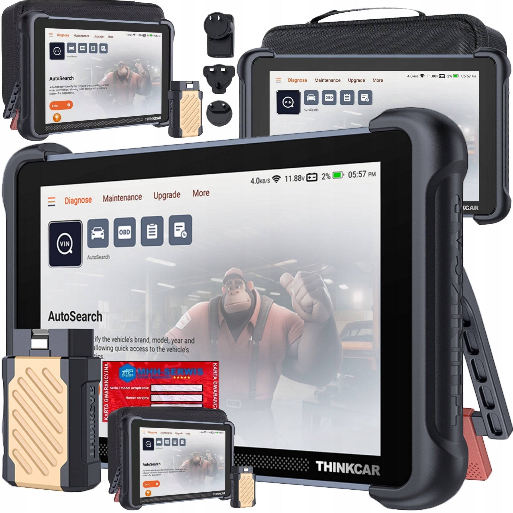 THINKCAR THINKSCAN 689BT CAN-FD DOIP ENCODING ONLINE LIFETIME UPDATE SGW