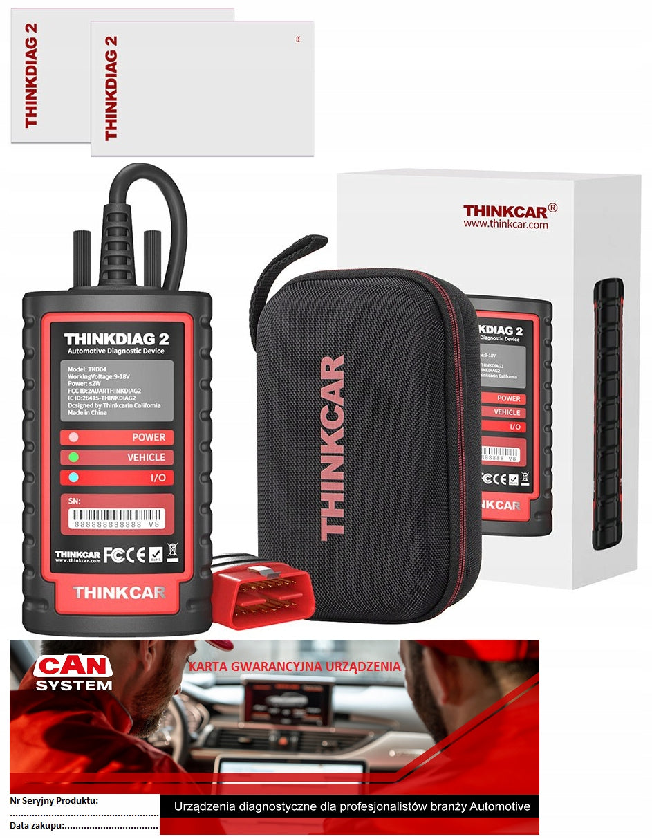 THINKDIAG 2 CAN FD TESTER FULL SOFTWARE Polish