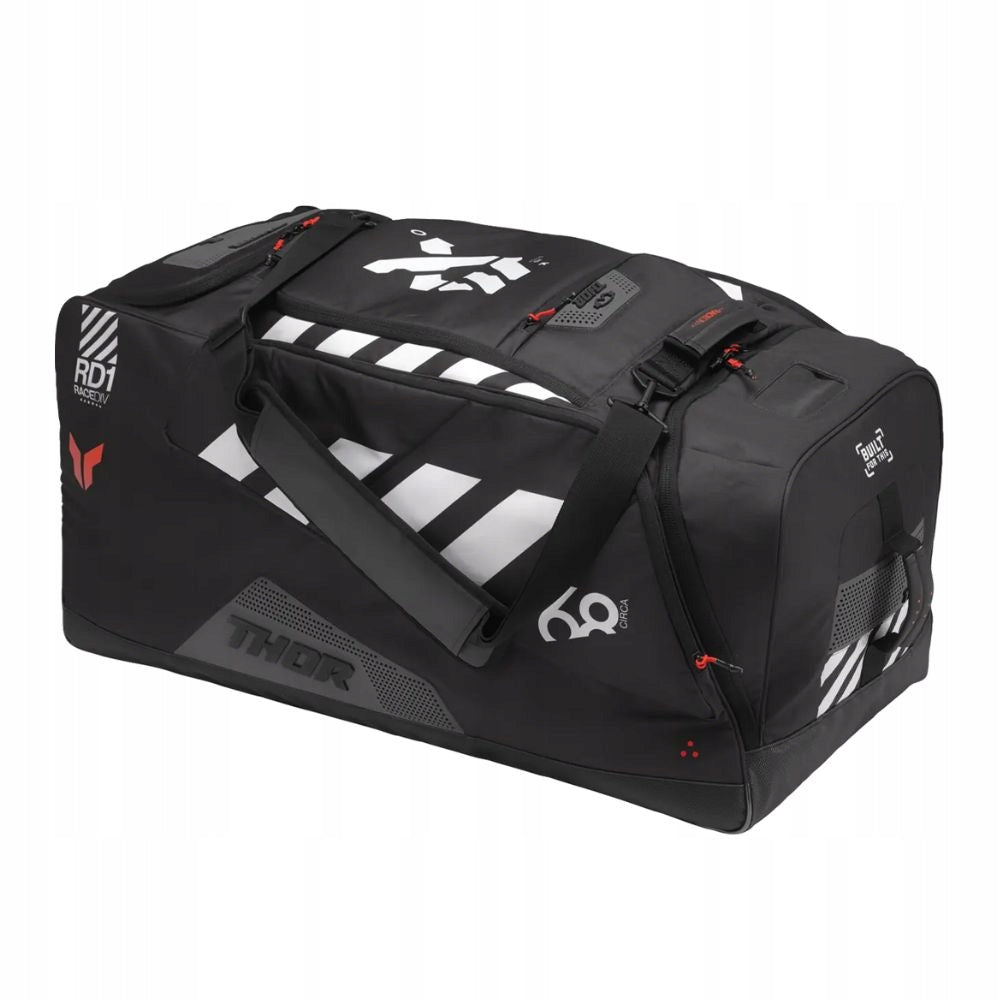 THOR CIRCUIT BLACK/CORAL MOTORCYCLE TRAVEL BAG
