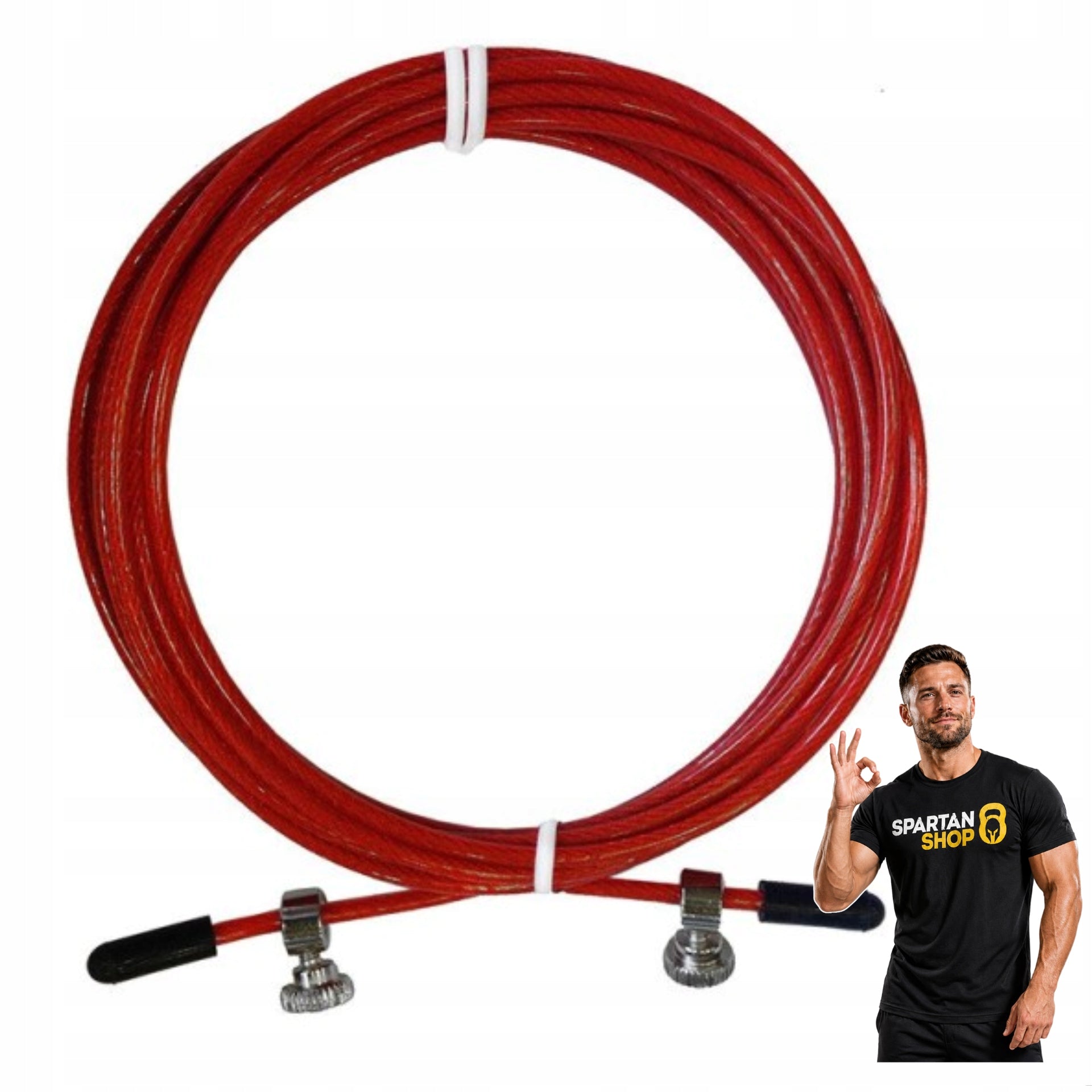 THORN FIT Speed Rope Replacement Cable Red