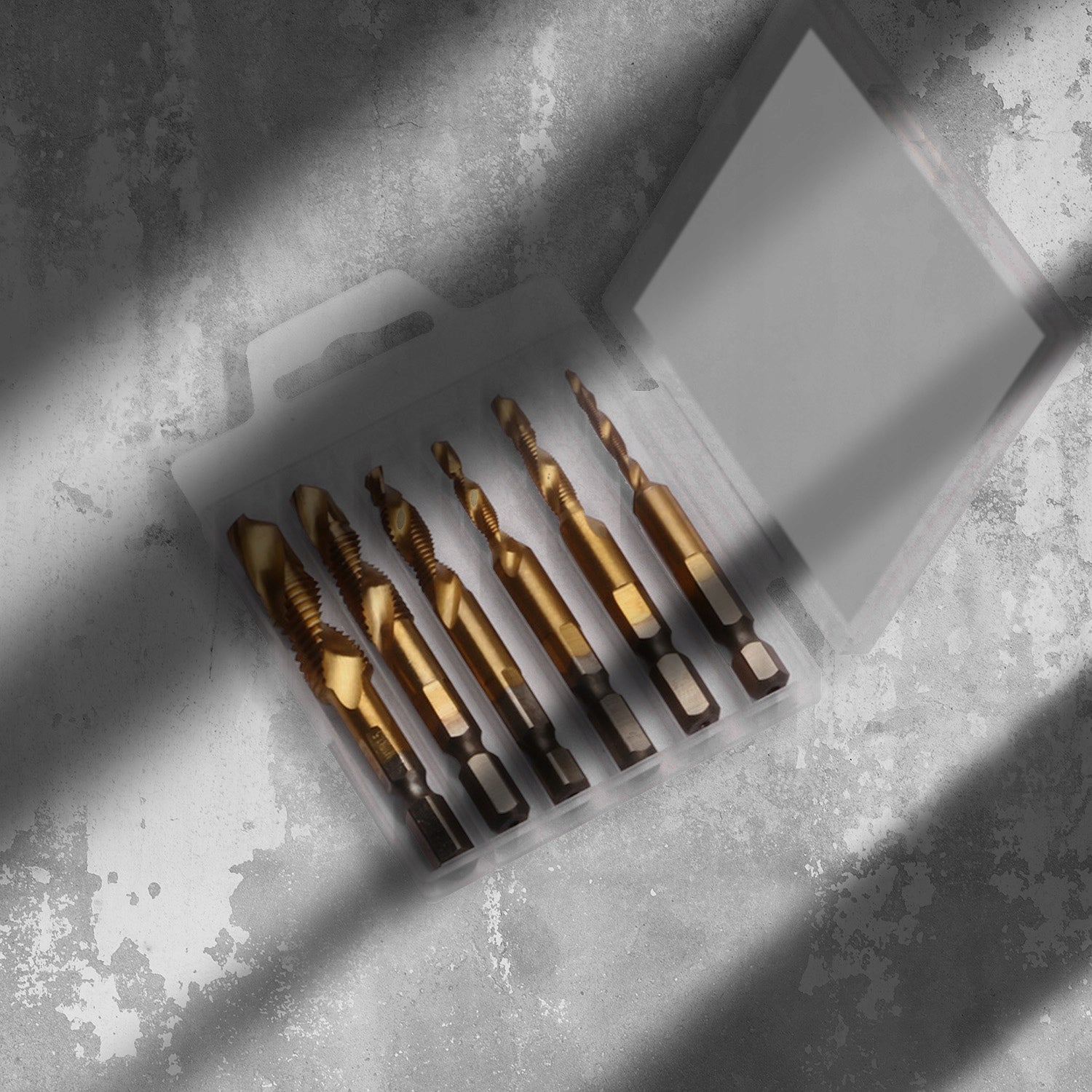 THREAD DRILL BITS HSS M3 - M10 TAPS SET OF TAPS 6 PCS Manufacturer code WIERTŁA DO WKRĘTARKI WIERTARKI METALU 6 EL