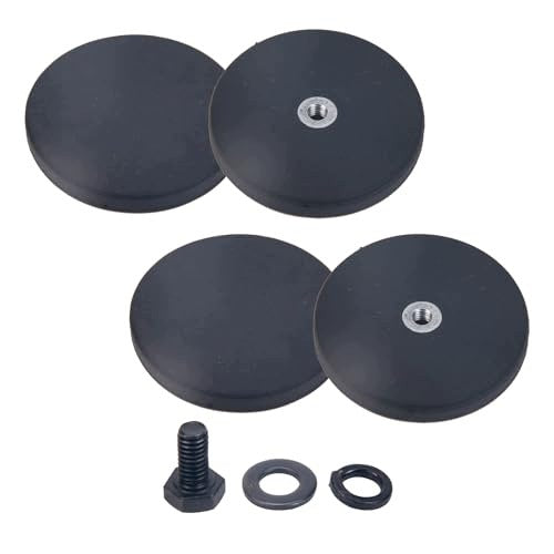 THREADED MOUNTING MAGNETS M6 STRENGTH 55 KG SET OF 4 STEEL PIECES Brand no brand
