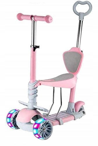 THREE-WHEEL LED SCOOTER 5in1 PINK SCOOTER Brand no brand