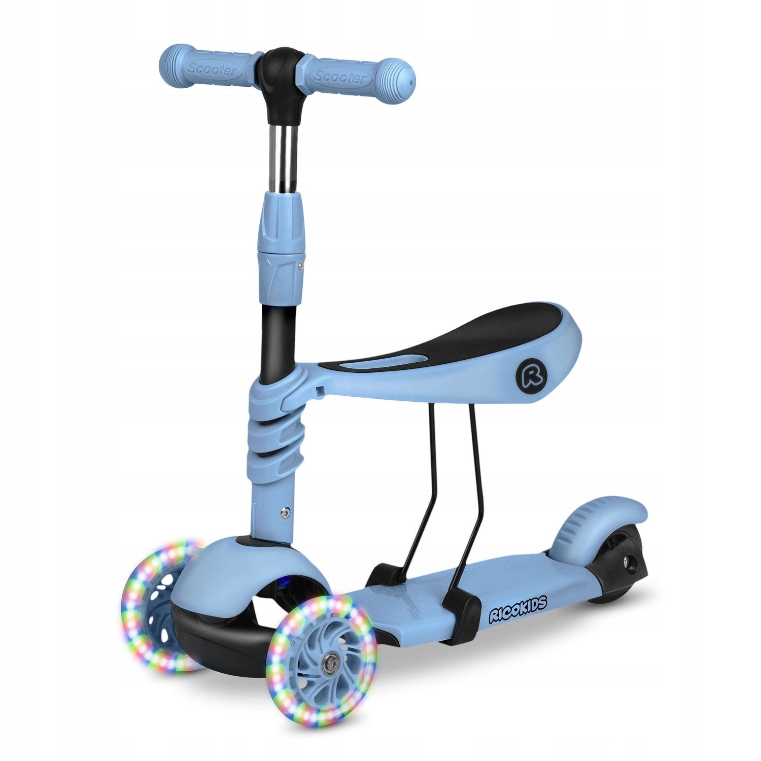 THREE-WHEELED SCOOTER FOR CHILDREN TODI BLUE-GRAY - COMFORT AND STYLE Manufacturer code 490071564023121