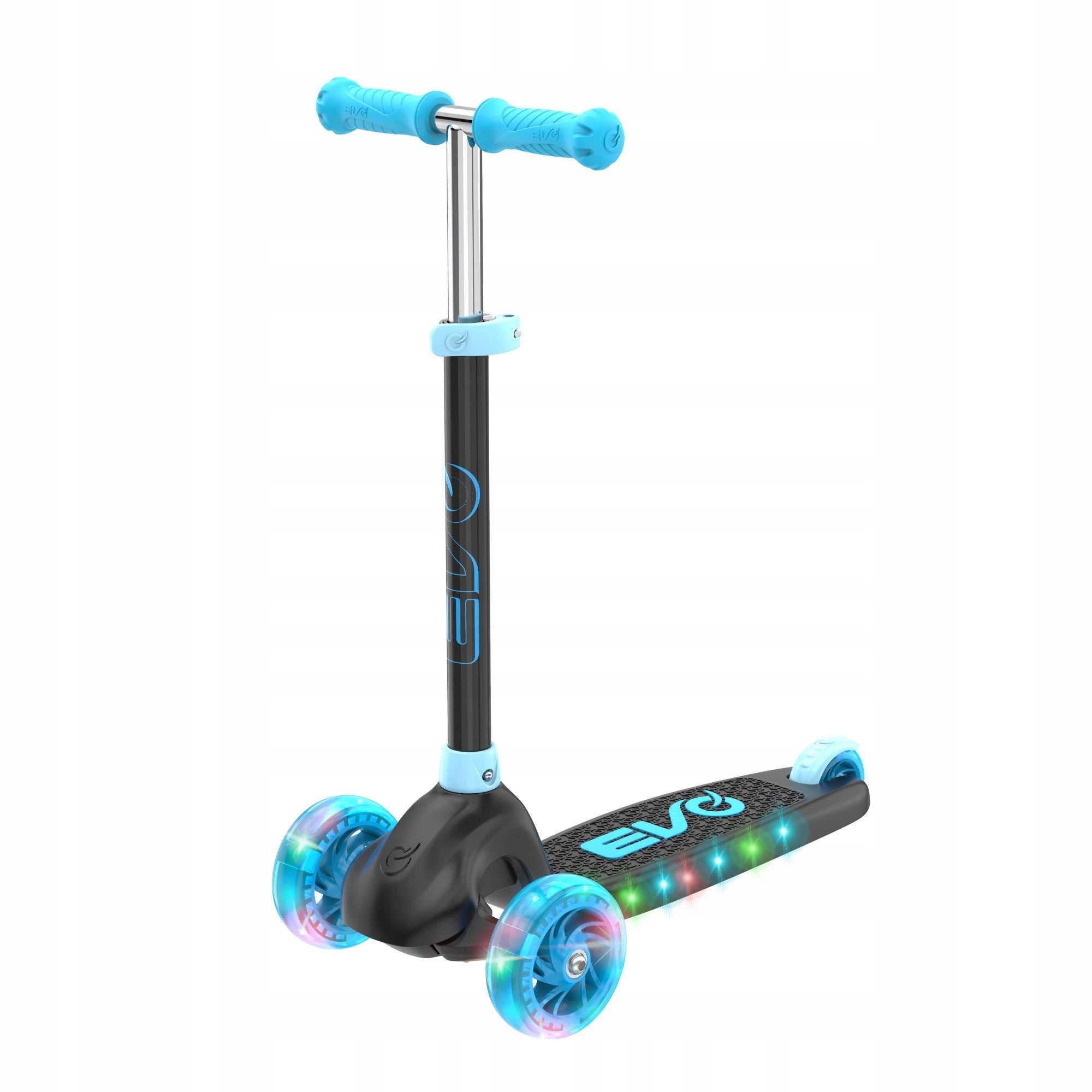THREE-WHEELED SCOOTER PINK GLOWING WHEELS PLATFORM ADJUSTABLE FOR CHILDREN EVO Packaging status original