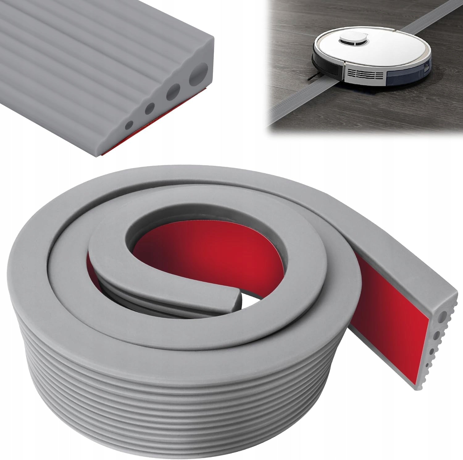 THRESHOLD RAMP 100x6,7x3 cm TPE DRIVEWAY TROLLEY SELF-ADHESIVE VACUUM CLEANER