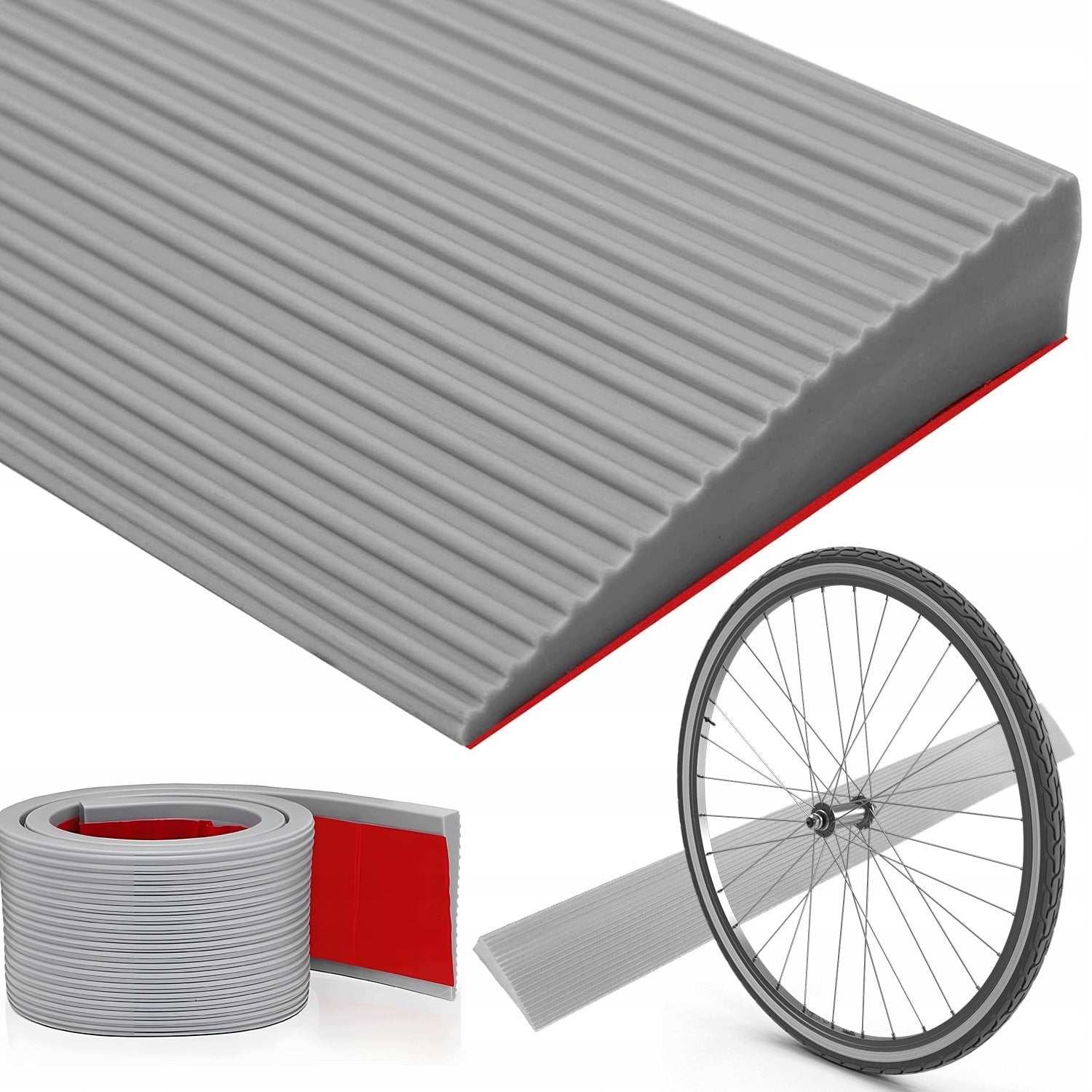 THRESHOLD RAMP 150x8x3 CM MODERN DESIGN FOR SCOOTER BABY CARRIAGE