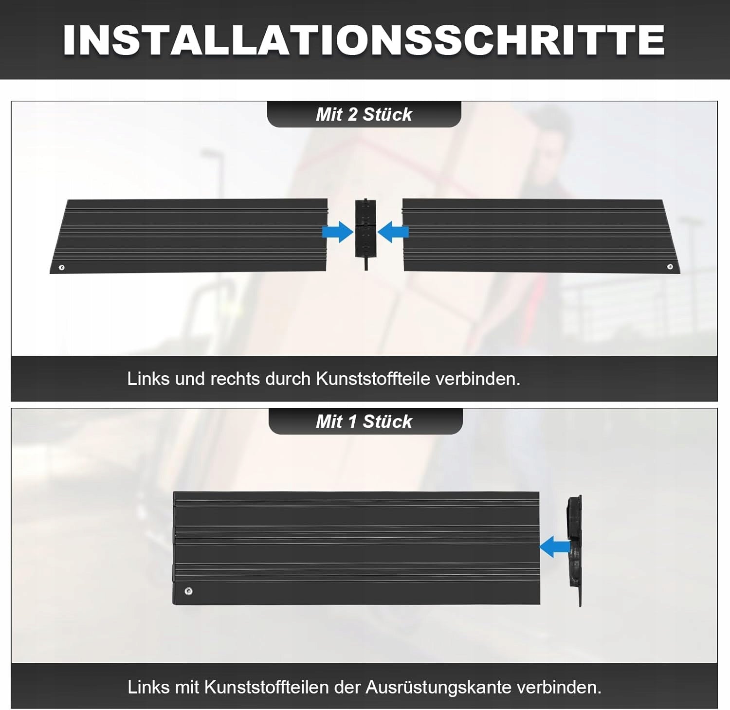 THRESHOLD RAMP ALUMINUM BLACK 1000KG CURBS INRUNS 80X25X5 SCOOTERS Manufacturer code B80X60