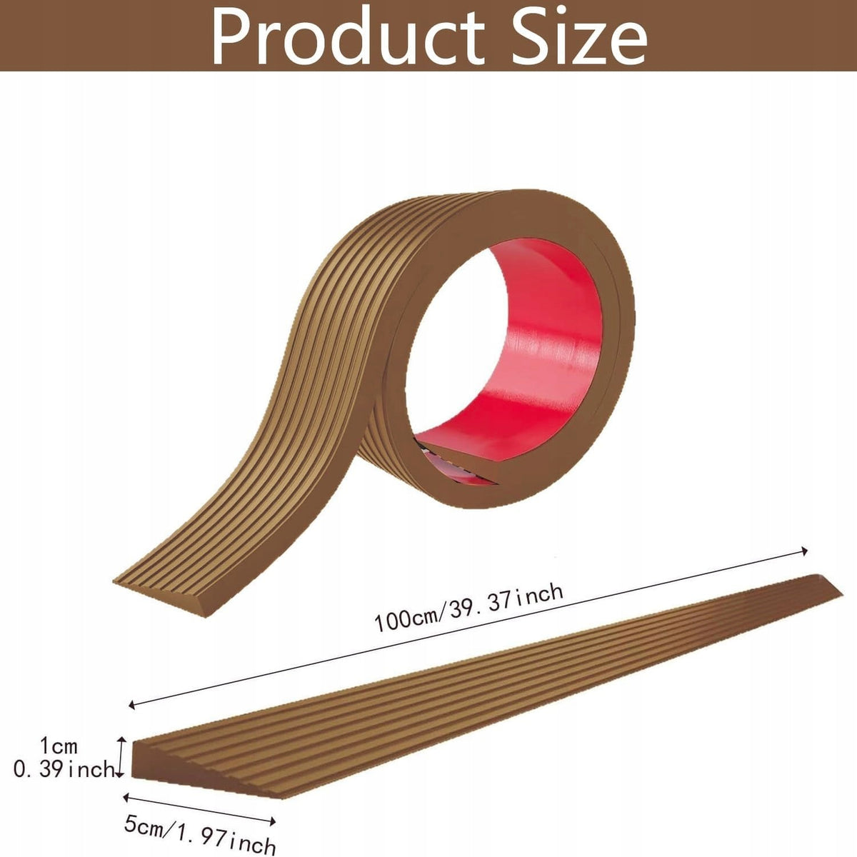 THRESHOLD RAMP FOR WHEELCHAIRS 100 CM LONG NON-SLIP Manufacturer code 5908040781727