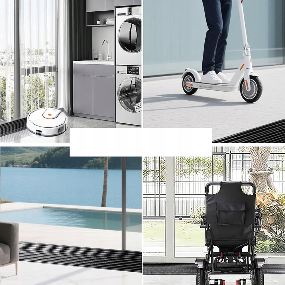 THRESHOLD RAMP RUBBER CUT 90CM STRONG 500KG FOR DOOR TROLLEY SCOOTER ROBOT Manufacturer code RAMPA PROGOWA