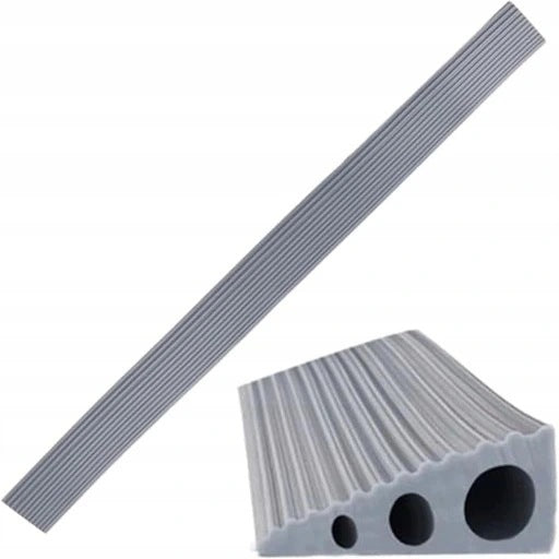THRESHOLD RAMP SILICONE NON-SLIP FOR SCOOTER TROLLEY GREY 90 CM Brand no brand