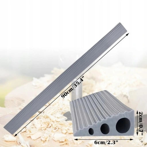 THRESHOLD RAMP SILICONE NON-SLIP FOR SCOOTER TROLLEY GREY 90 CM Product weight with unit packaging 0.64 kg